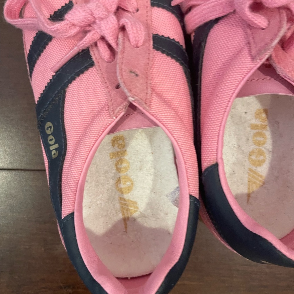 nwot nwob gola tornado Women's Pink/navy blue Sneakers 7 - Picture 6 of 12